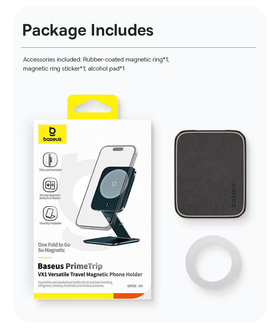 Support magnétique de téléphone de voyage polyvalent Baseus PrimeTrip VX1 C40169007123_00