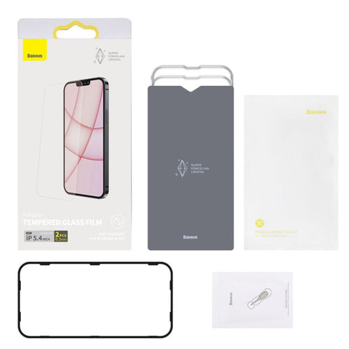 Antichoc Film de protection en verre cristal de porcelaine pour iPhone 13/13 Pro