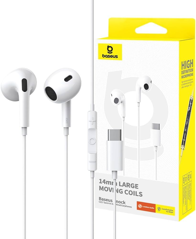 ecouteurs-usb-c-baseus-encok-cz11-original-blanc-abidjan-cote-divoire