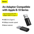 Adaptateur Mini OTG Baseus Ingenuity Series USB 3.1 vers Type-C ZJJQ000101