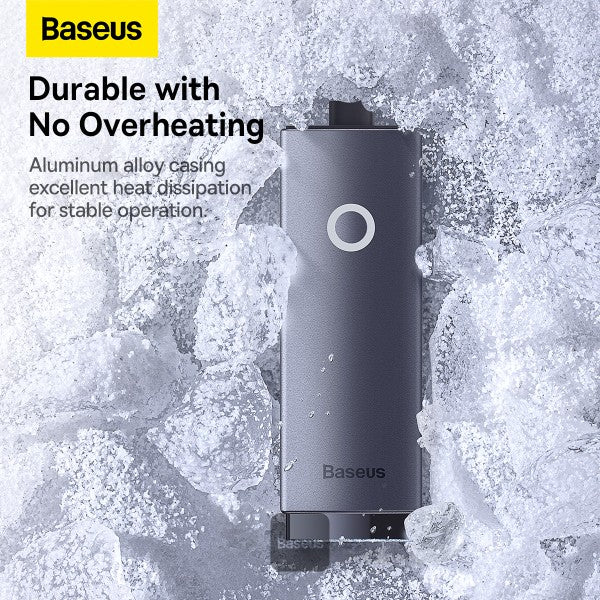 Adaptateur Ethernet Baseus Lite Series RJ45 (Type-C vers RJ45) - Hub 1000 Mbps - Gris