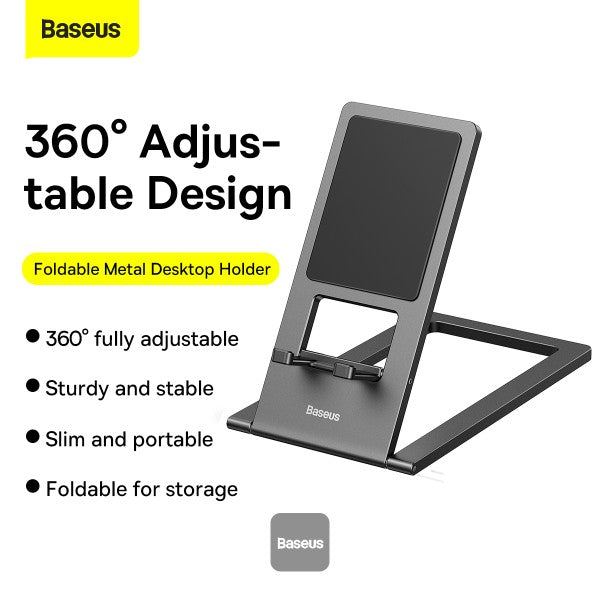 Support de bureau pliable en métal Baseus LUKP000013