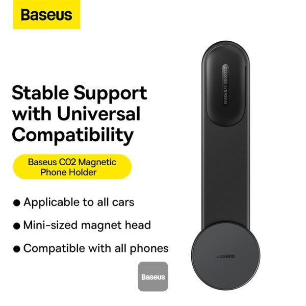 Support Magnétique Voiture Baseus PrimeTrip CO2 Air Original – Fixation Adhésive Ultra Stable | Disponible à Abidjan Livraison Rapide