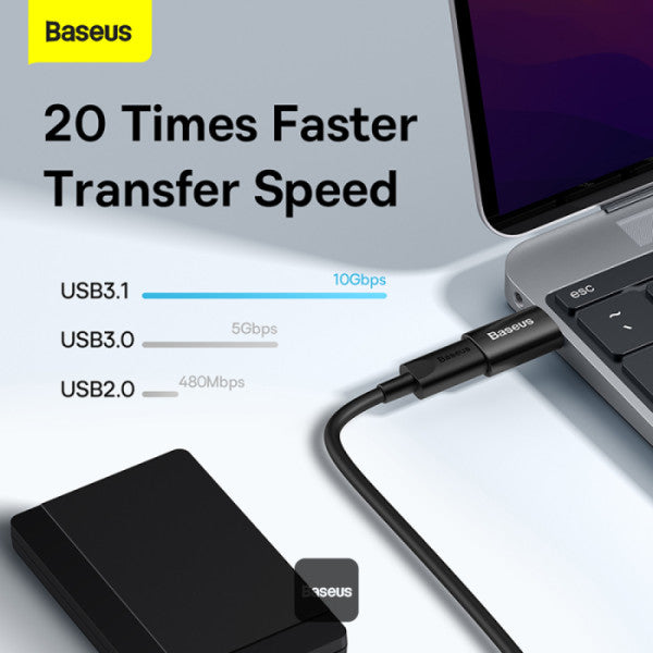 Adaptateur Mini OTG Baseus Ingenuity Series USB 3.1 vers Type-C ZJJQ000101