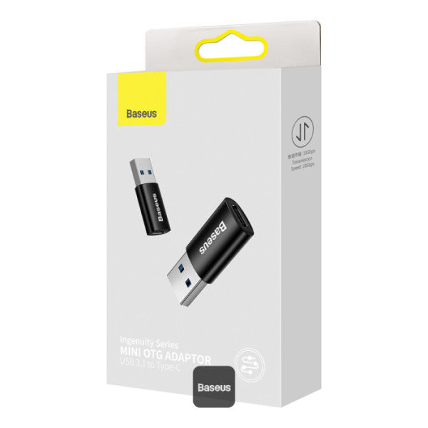 Adaptateur Mini OTG Baseus Ingenuity Series USB 3.1 vers Type-C ZJJQ000101