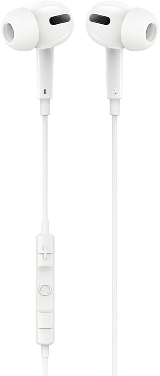 Écouteurs filaires Baseus Encok CZ18 - Blanc lunaire