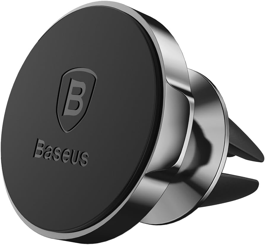 Baseus Small Ears SUER-A01 Support magnétique pour téléphone Portable (pour Ventilation de Voiture) Noir