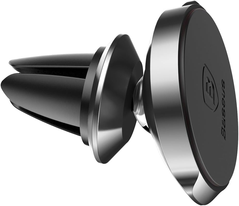 Baseus Small Ears SUER-A01 Support magnétique pour téléphone Portable (pour Ventilation de Voiture) Noir