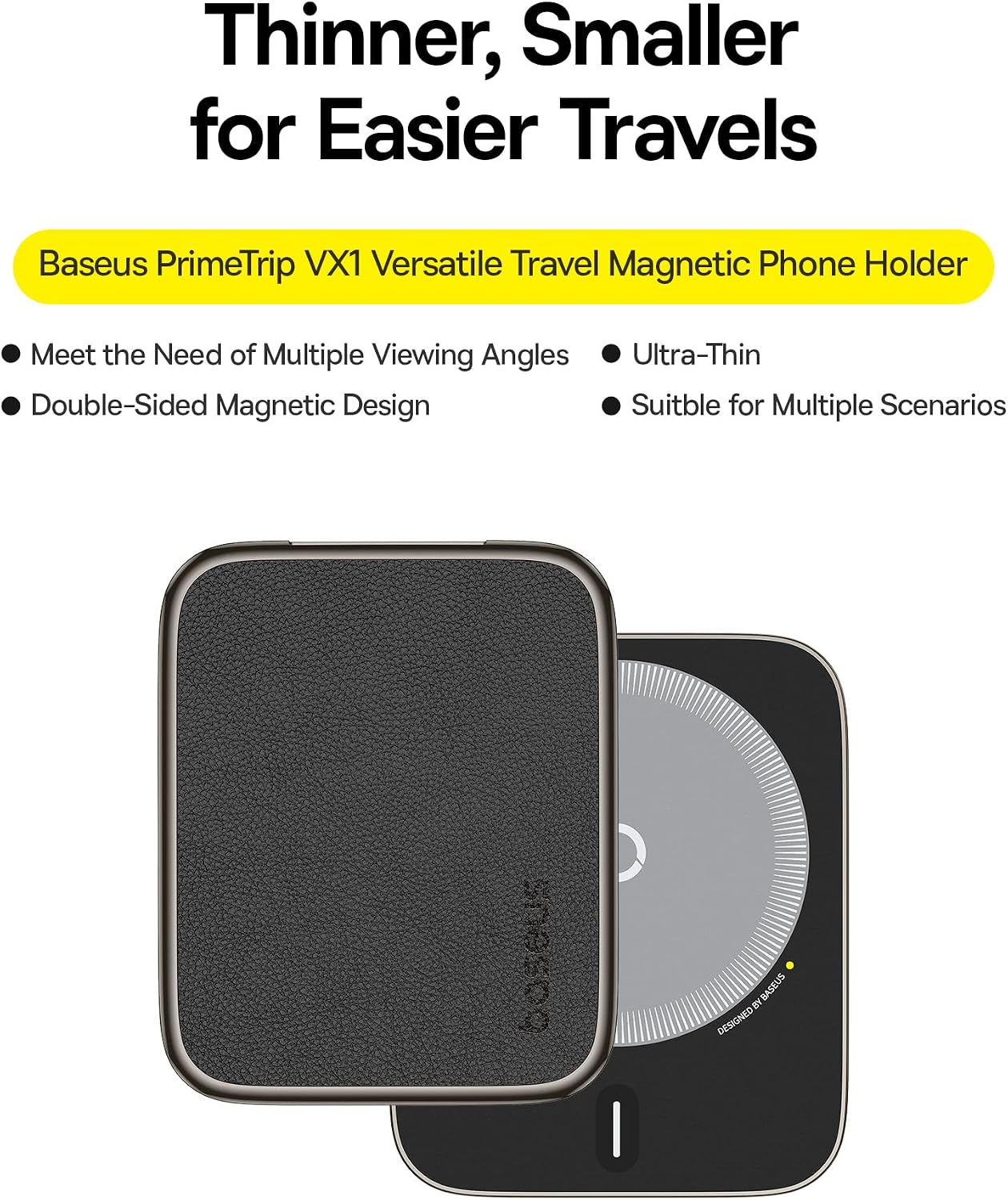 Support magnétique de téléphone de voyage polyvalent Baseus PrimeTrip VX1 C40169007123_00