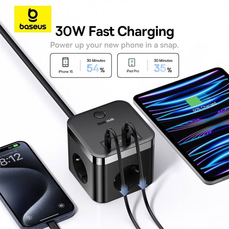 multiprise-baseus-charge-rapide-30w-usb-c