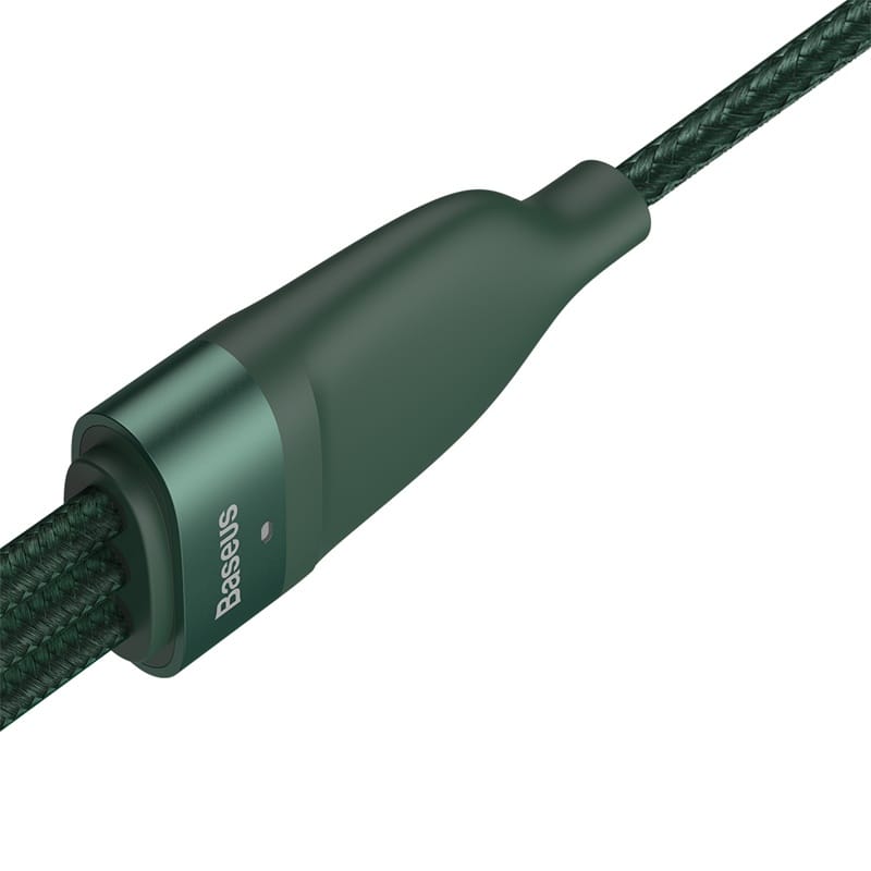 Câble de charge Baseus Flash Series Two For Three U+C vers M+L+C 100 W VERT