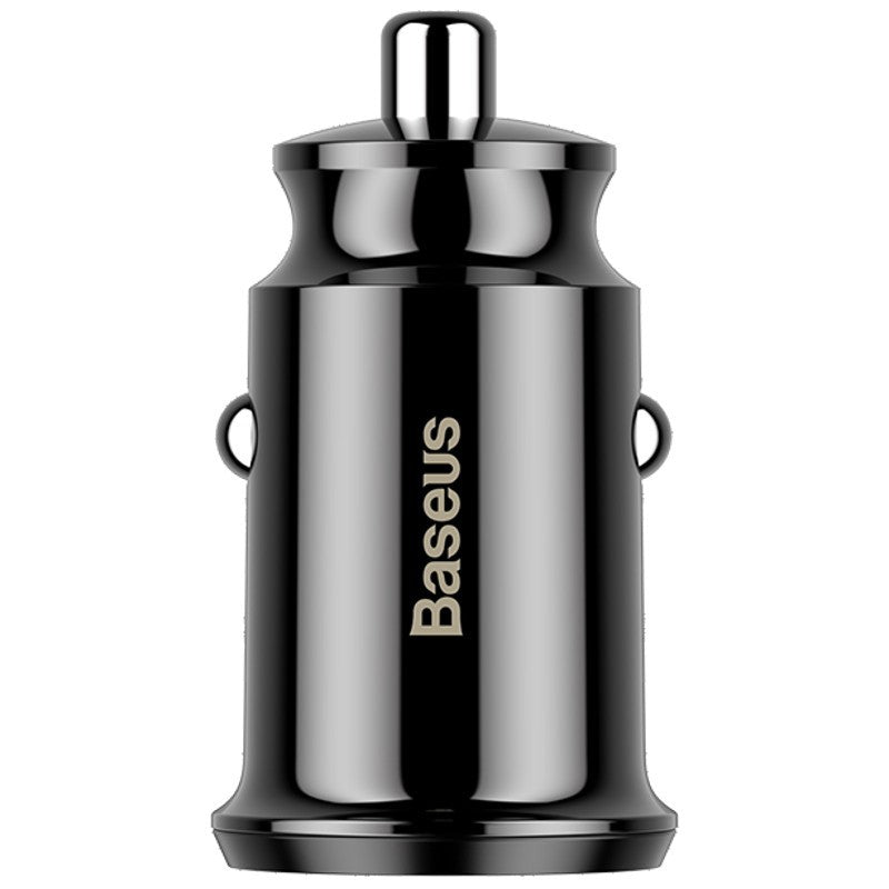 Chargeur de Voiture Double USB 3.1A Baseus Small Rice Grain (Noir)CCALL-ML01