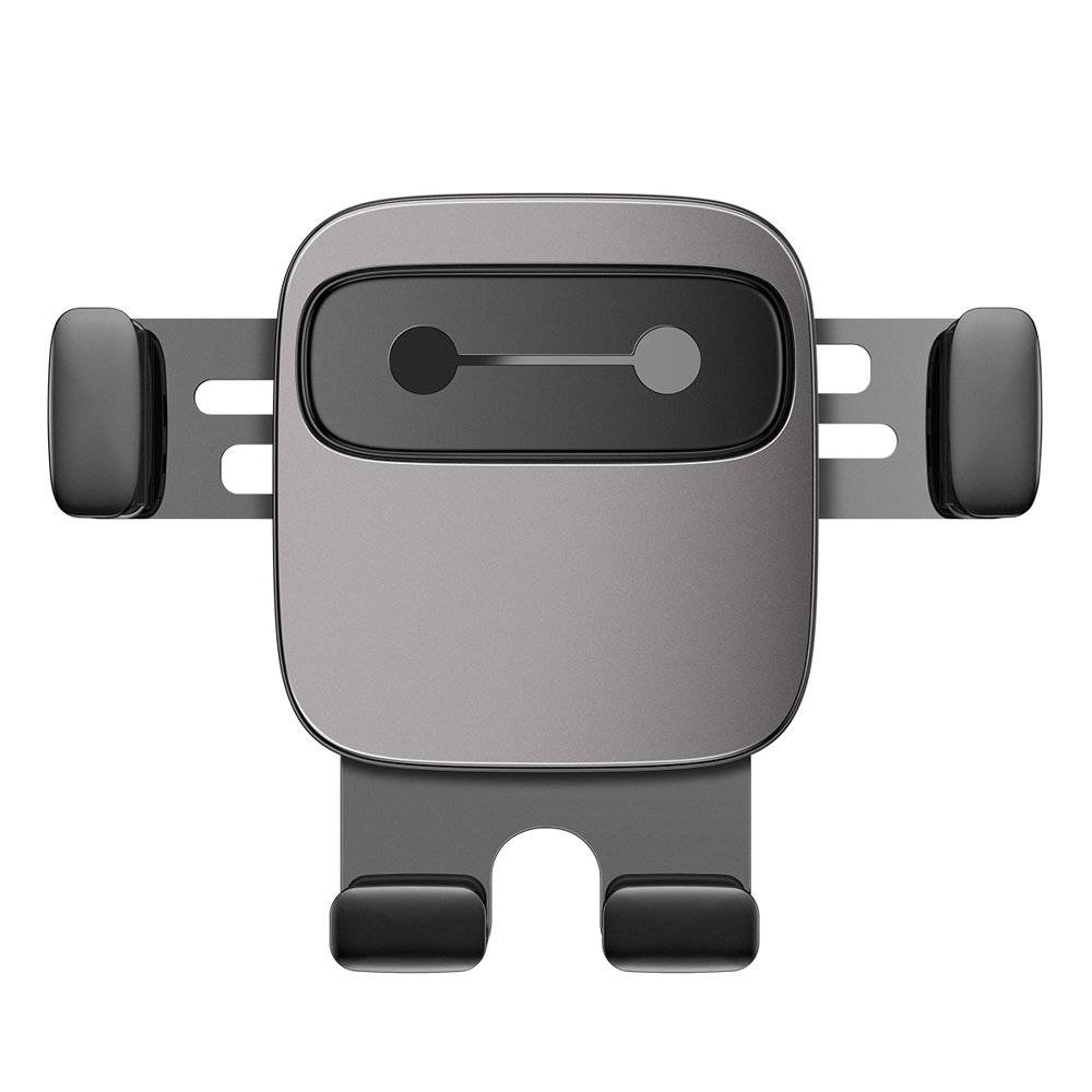 Support de téléphone pour grille d'aération Baseus Cube Gravity pour voiture, argent (SUYL-FK0S)